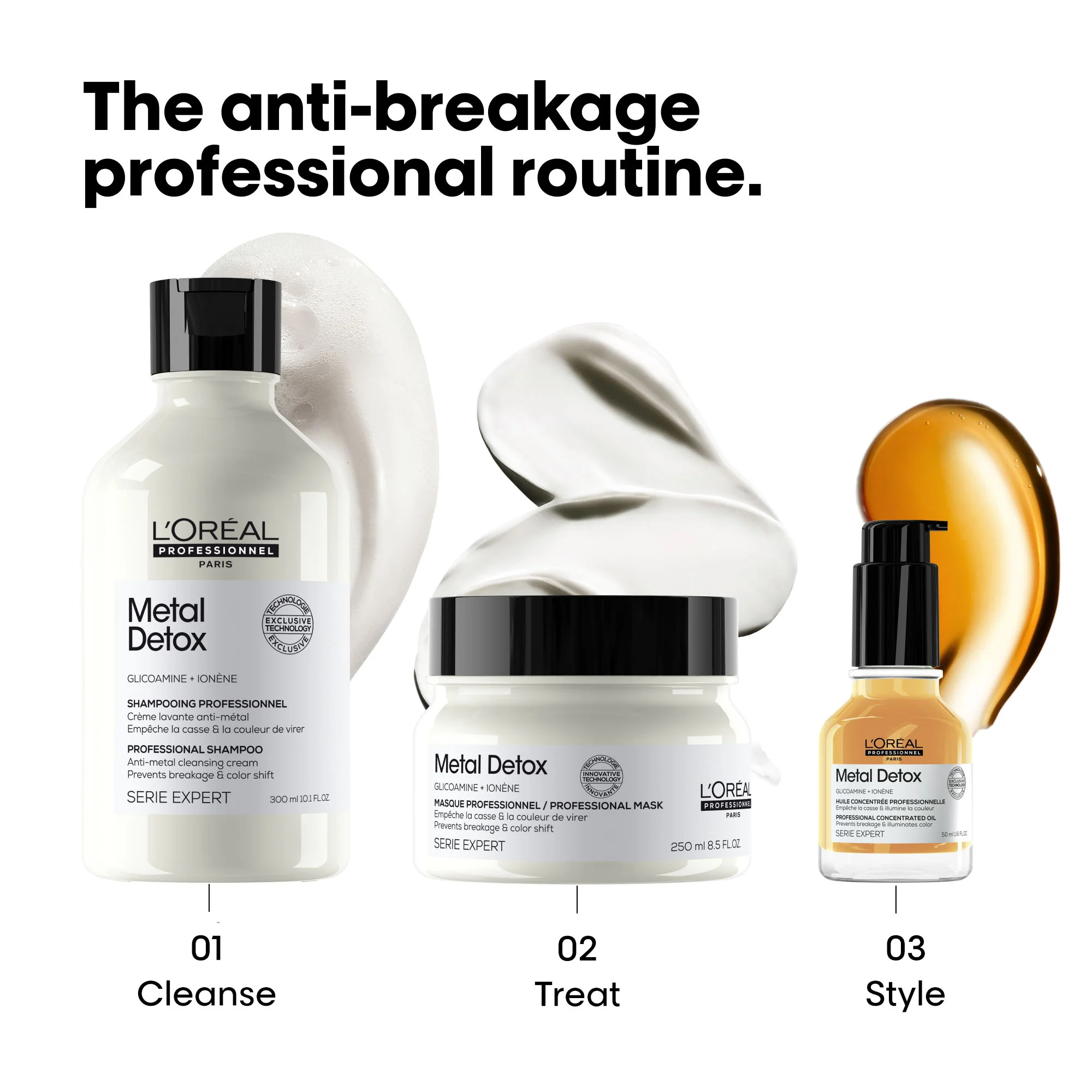 L'Oreal Professionnel Serie Expert Metal Detox Anti-Deposit Protector Concentrated Oil 50ml - Image 5