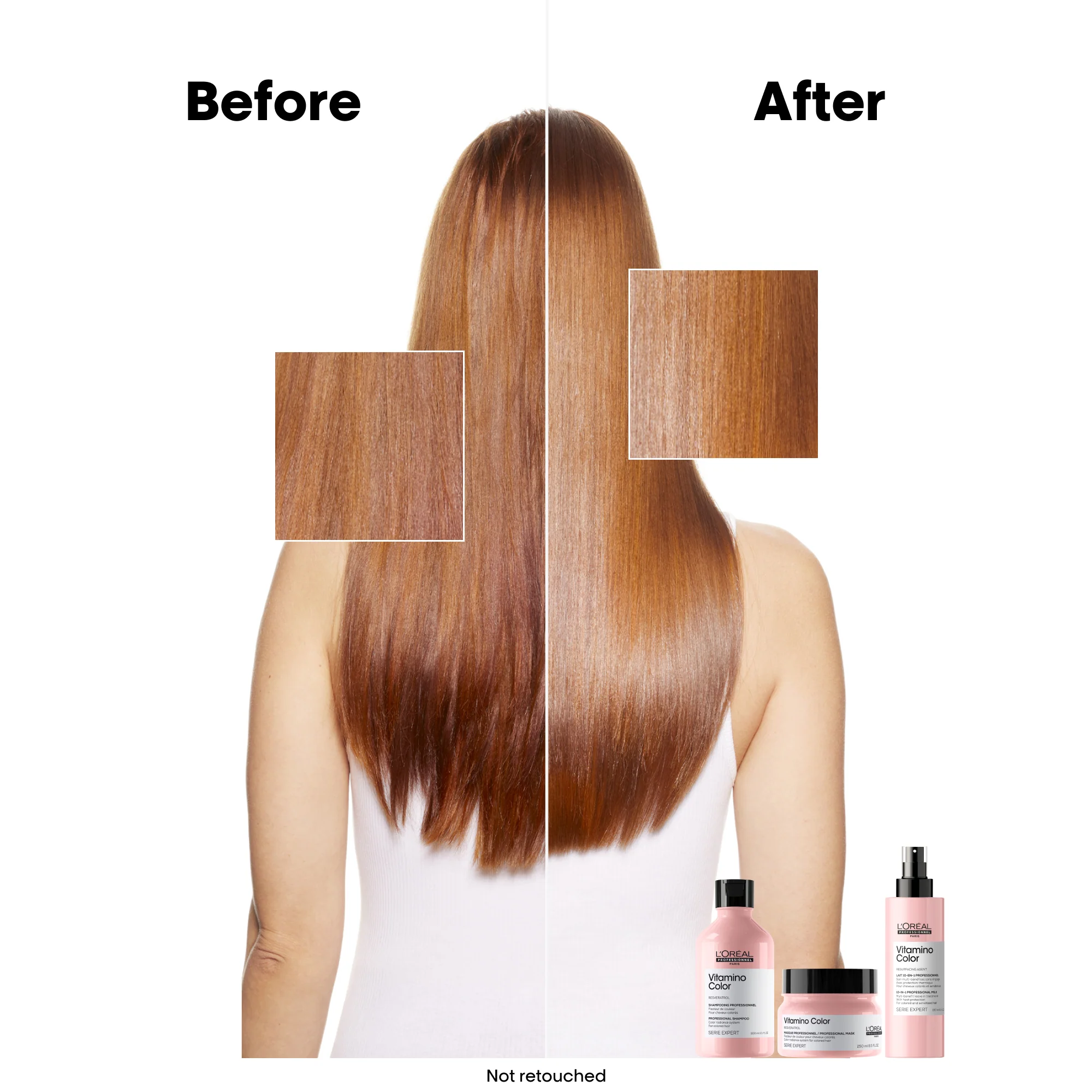 L'Oreal Professionnel Serie Expert Vitamino Colour 10-In-1 Multi-Benefit Resurfacing Leave-In Treatment Milk 190ml - Image 3