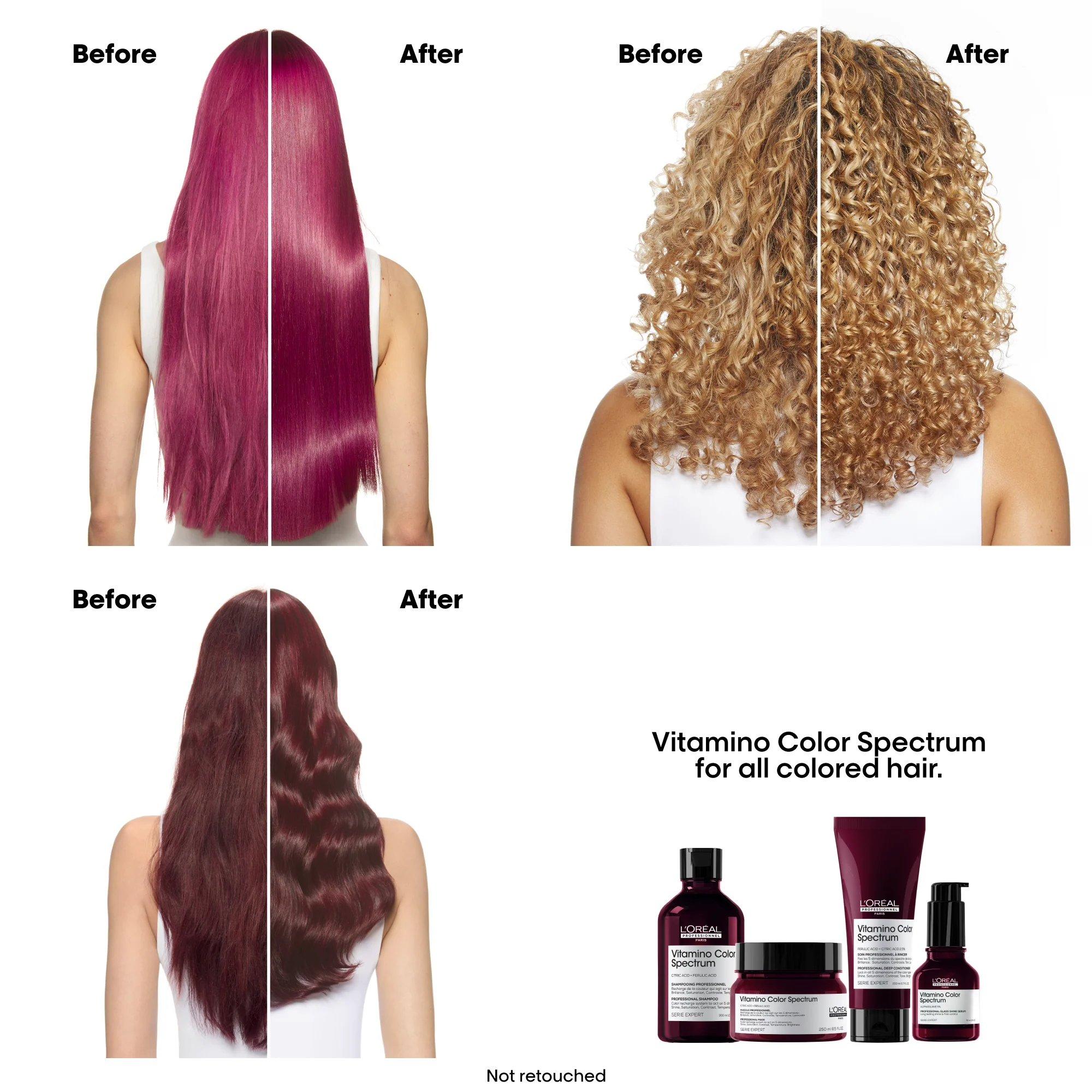 L'Oreal Professionnel Serie Expert Vitamino Colour Spectrum Shampoo, Mask & Serum Trio - Image 6