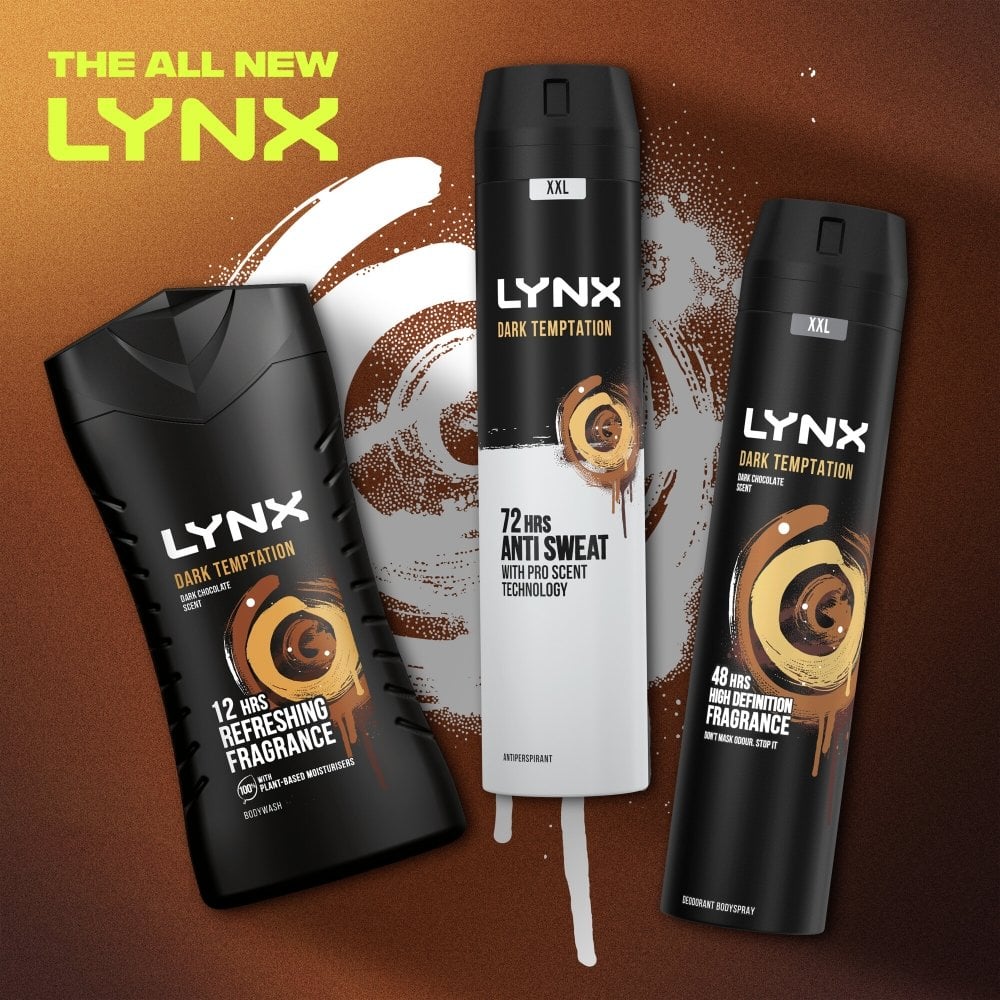 Lynx XXL Dark Temptation 48h Dark Chocolate Deodorant Body Spray 250ml - Image 4