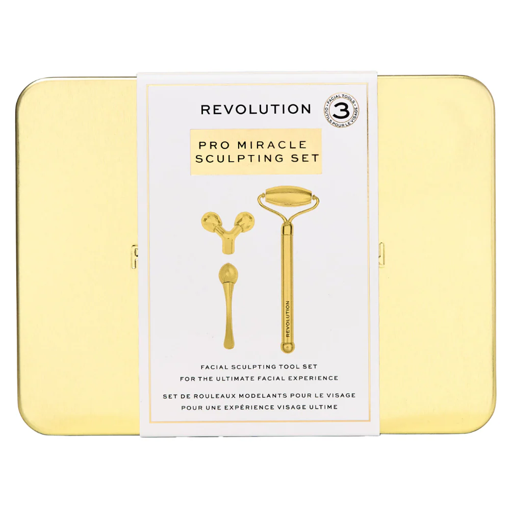 Makeup Revolution Pro Miracle Sculpting Facial Roller Set
