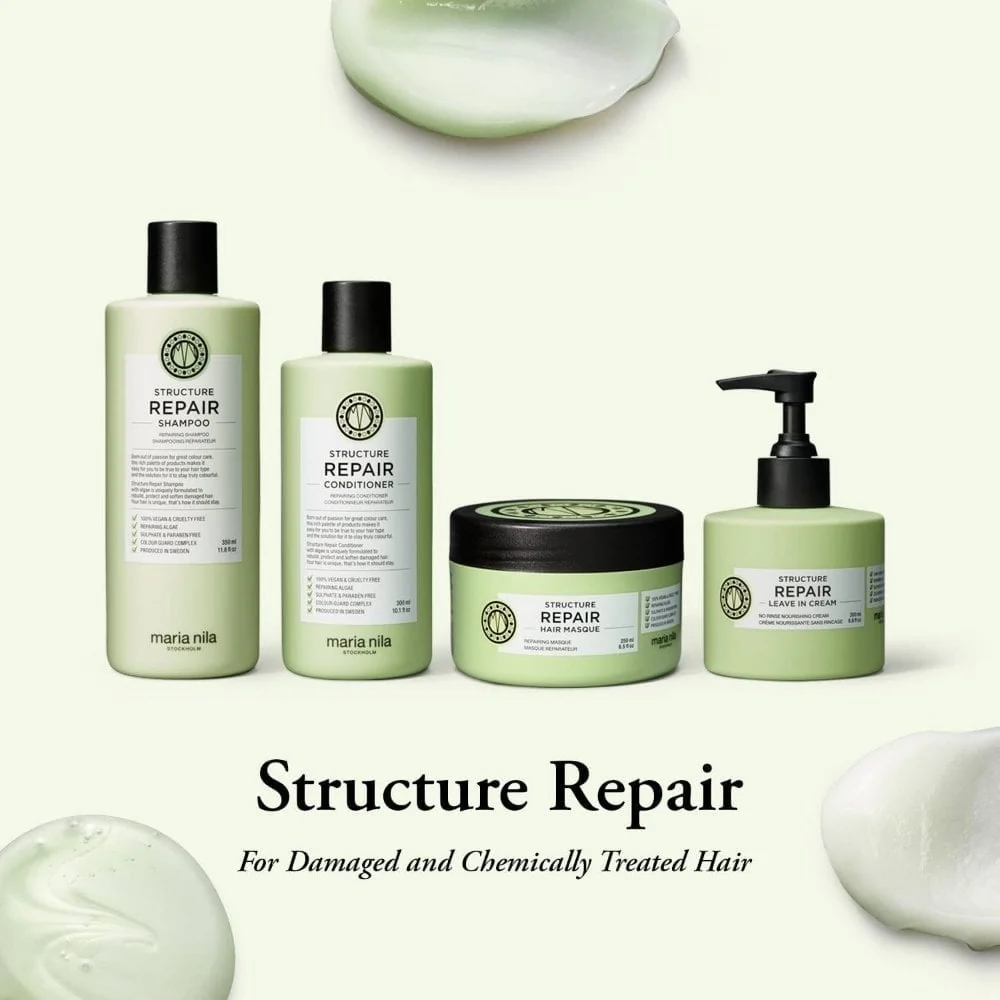 Maria Nila Structure Repairing Shampoo 350ml & Conditioner 300ml Twin - Image 2
