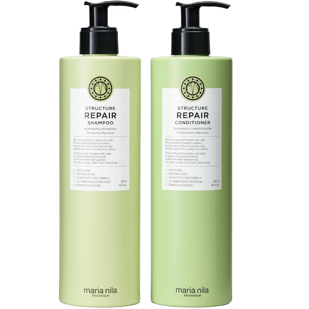 Maria Nila Structure Repairing Shampoo & Conditioner Duo Set 2 x 500ml