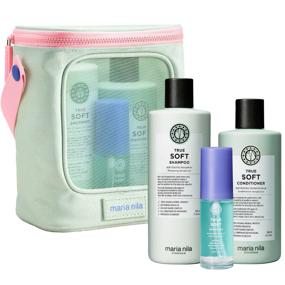 Maria Nila True Soft Hair Care Beauty Bag