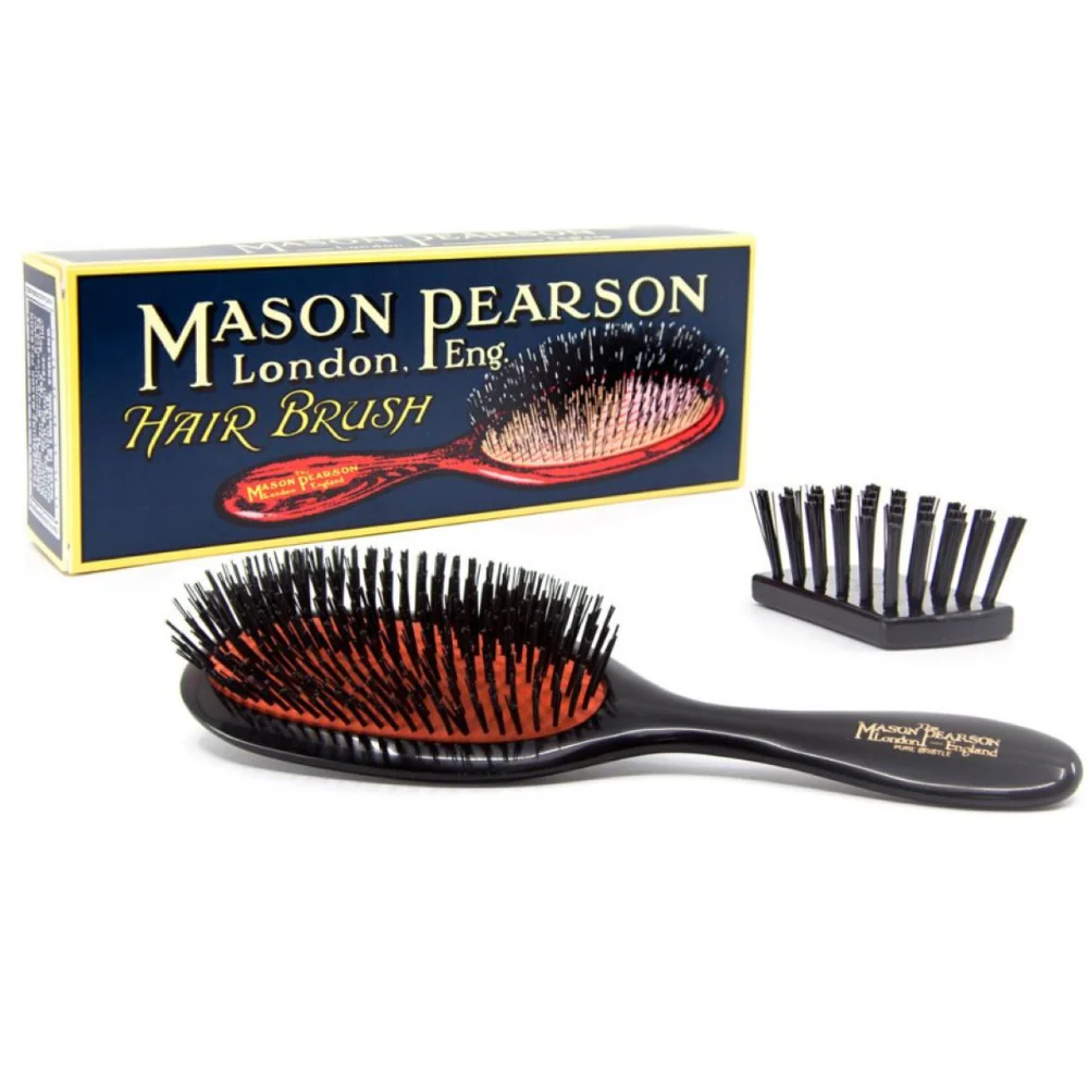 Mason Pearson Handy Boar Bristle Hairbrush Dark Ruby B3 - Image 4