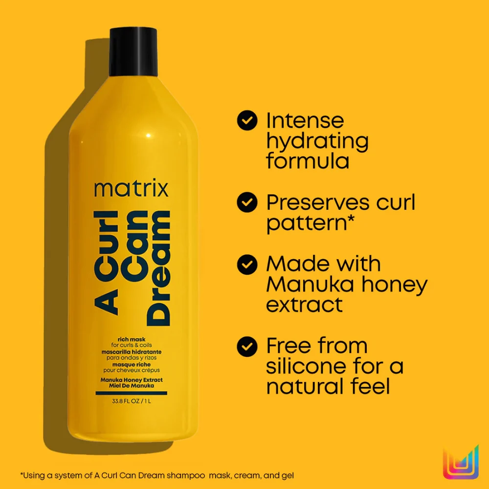 Matrix Total Results A Curl Can Dream Manuka Honey Infused Rich Mask 1000ml - Image 2