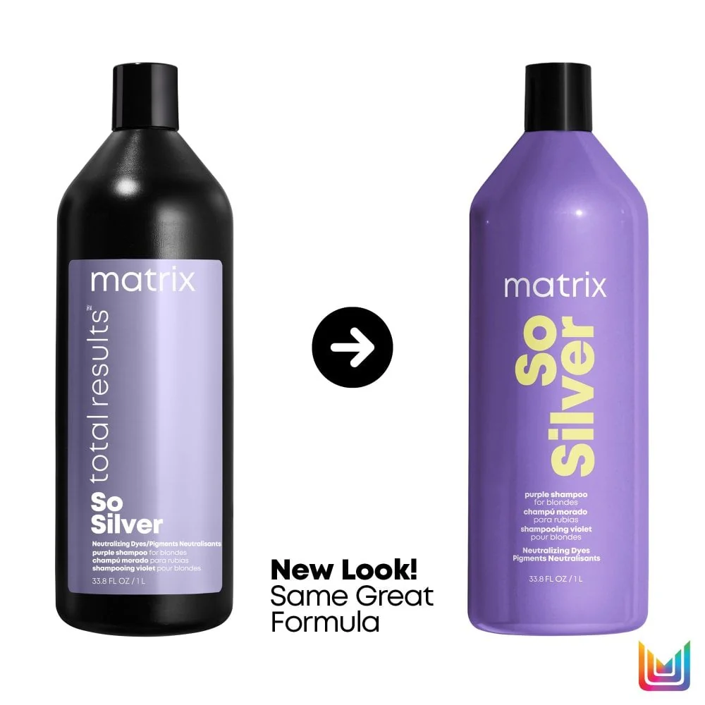 Matrix Total Results So Silver Purple Toning Shampoo 1000ml - Image 3