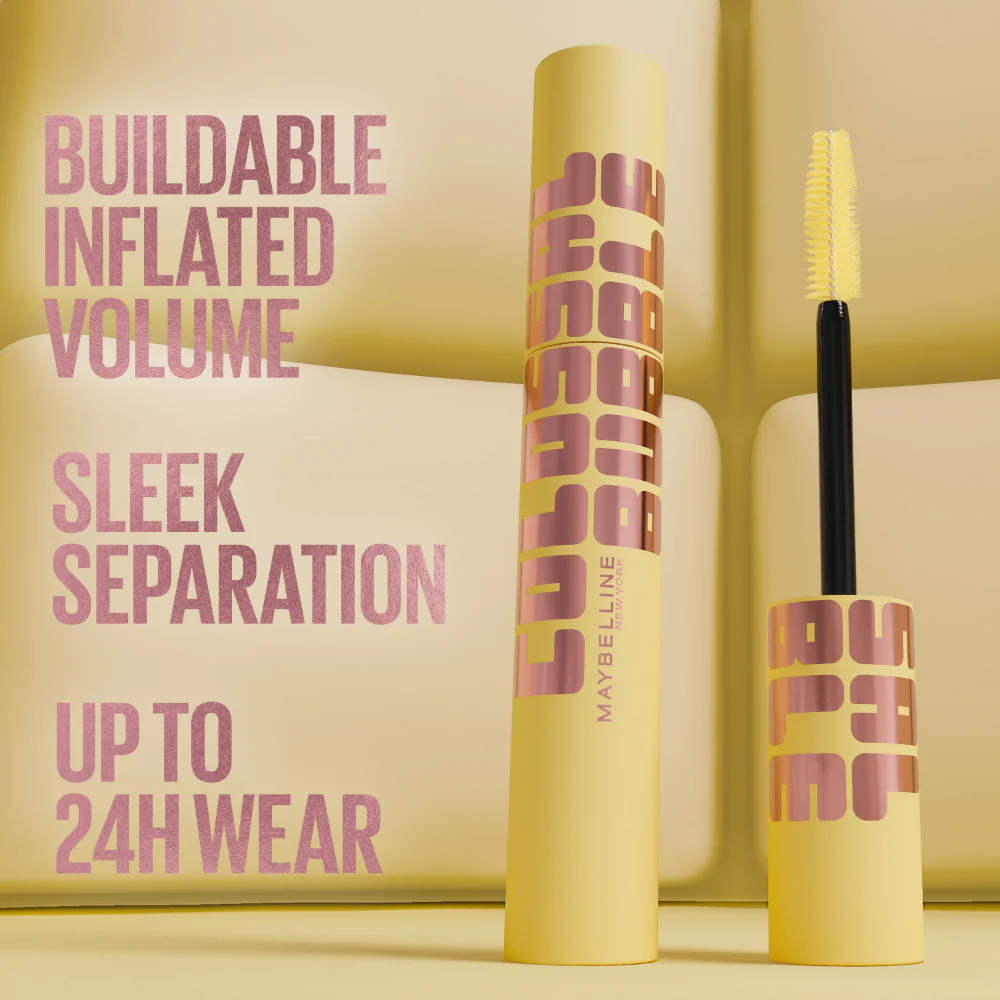Maybelline Colossal Bubble Mascara Blackest Black 10.7ml - Image 3