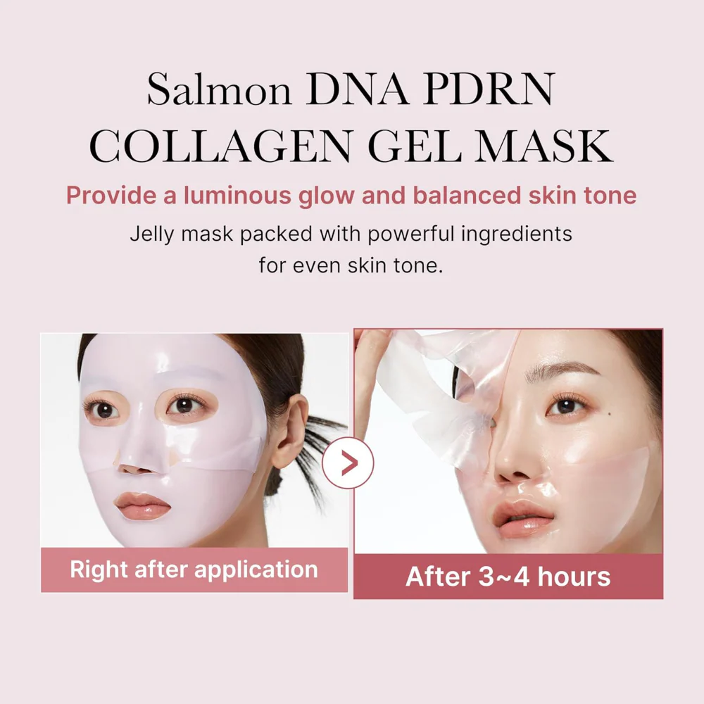 Medicube PDRN Pink Collagen Gel Mask Pack 4 x 28ml - Image 5