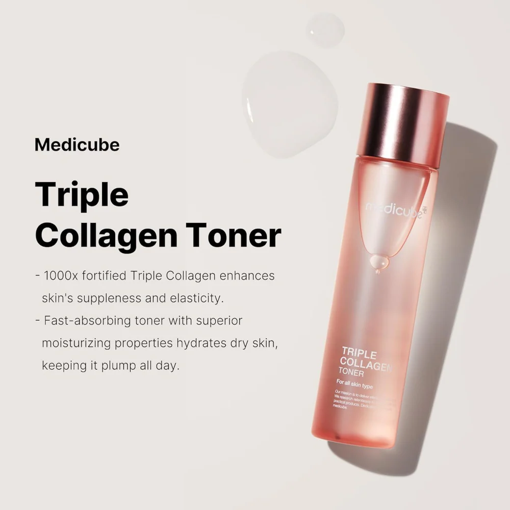 Medicube Triple Collagen Toner 4.0 140ml - Image 3