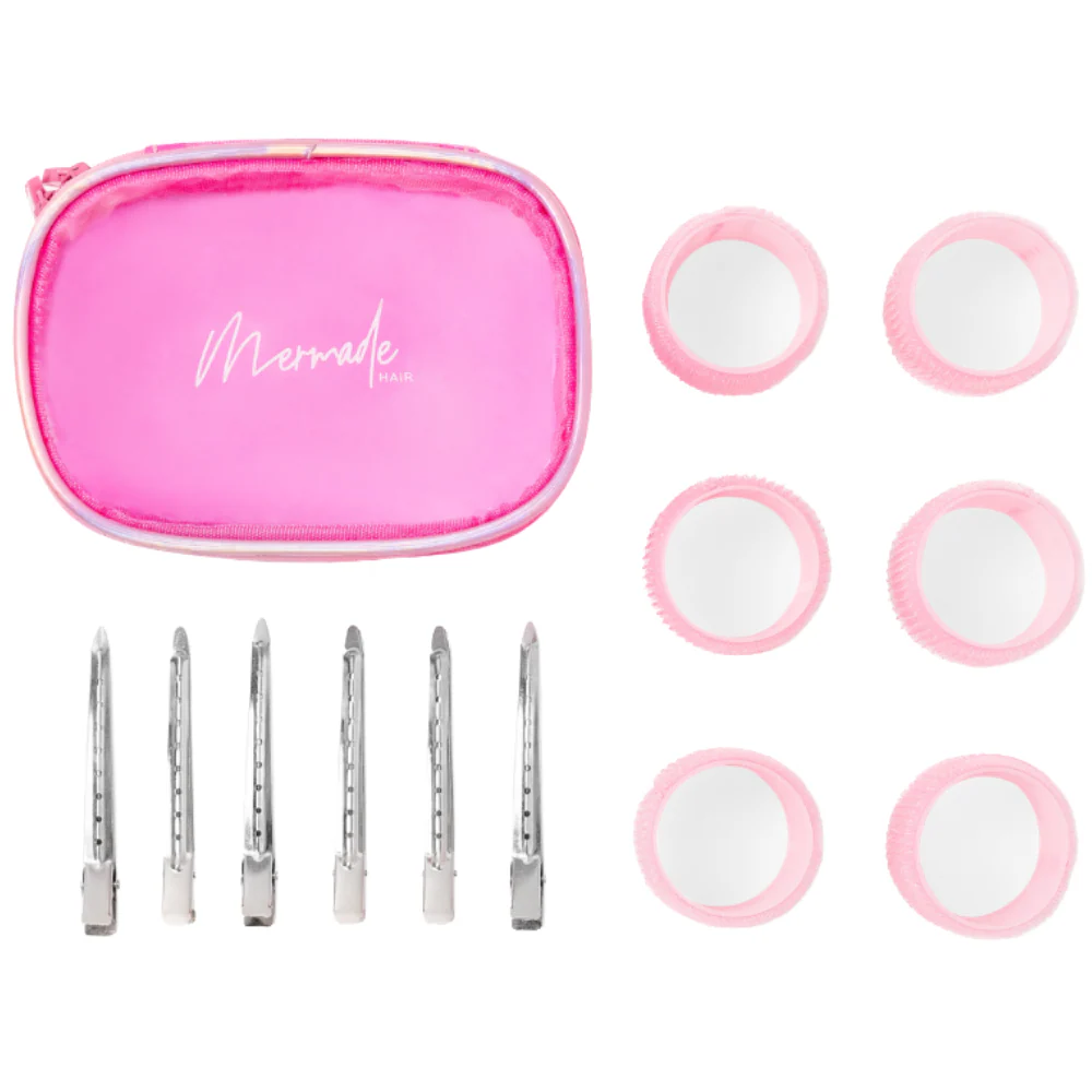 Mermade Hair Velcro Roller & Clips Kit