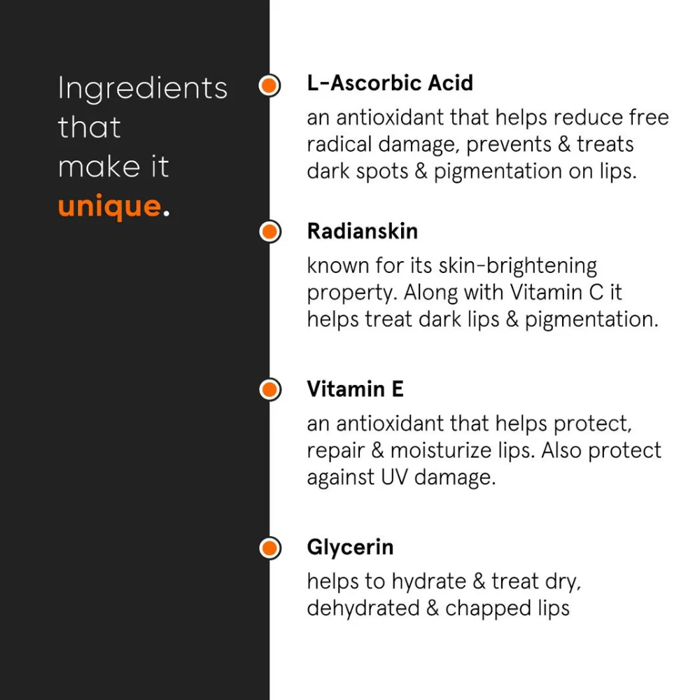 Minimalist L-Ascorbic Acid 08% Lip Treatment Balm 12g - Image 4