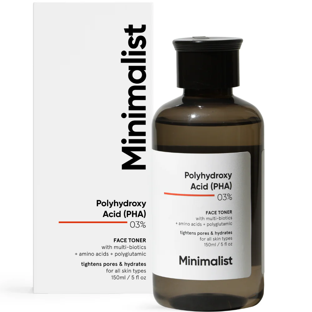 Minimalist Polyhydroxy Acid PHA 03% Face Toner 150ml - Image 2