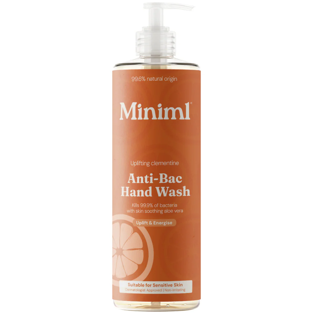 Miniml Eco-Friendly Anti-Bacterial Hand Soap Clementine 500ml Plastic Pump