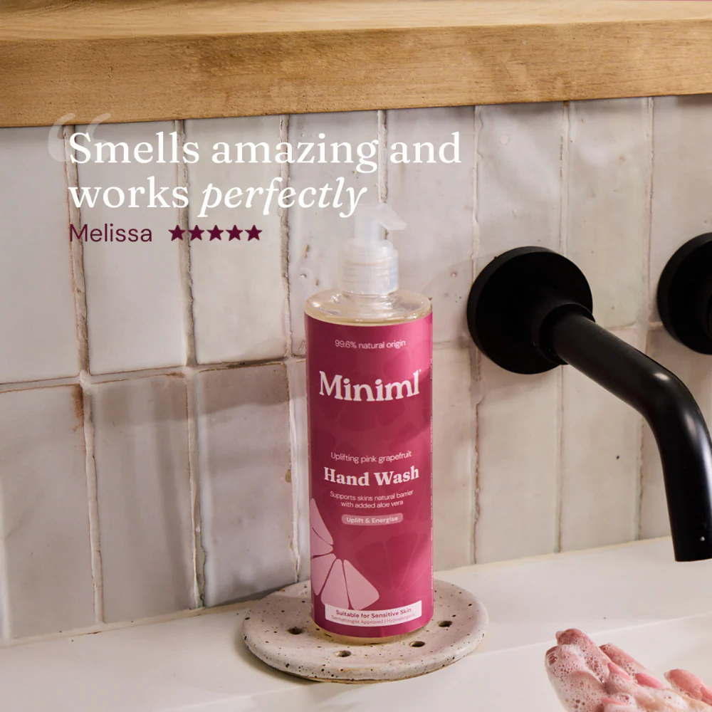 Miniml Eco-Friendly Hand Wash Pink Grapefruit & Aloe Vera 5000ml - Image 6