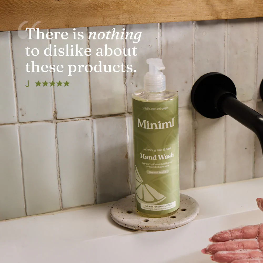 Miniml Hand Wash Refreshing Lime & Basil 400ml - Image 2