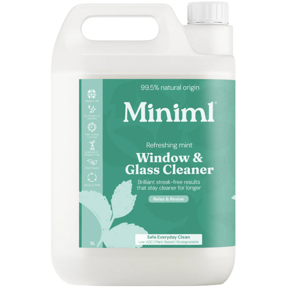 Miniml Natural Refillable Window & Glass Cleaner Mint 5000ml