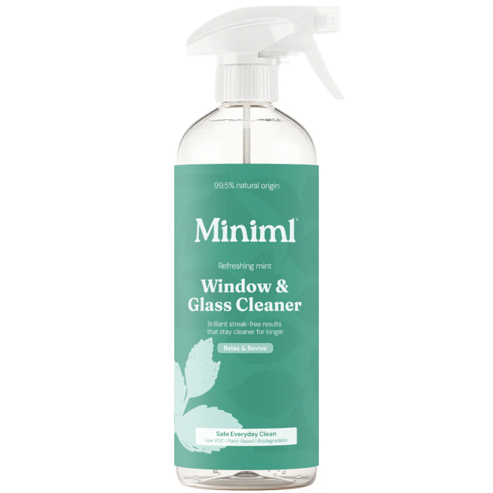Miniml Natural Refillable Window & Glass Cleaner Mint 750ml