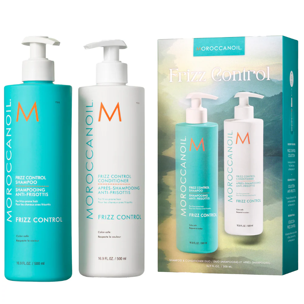 Moroccanoil Frizz Control Shampoo & Conditioner Twin 2 x 500ml