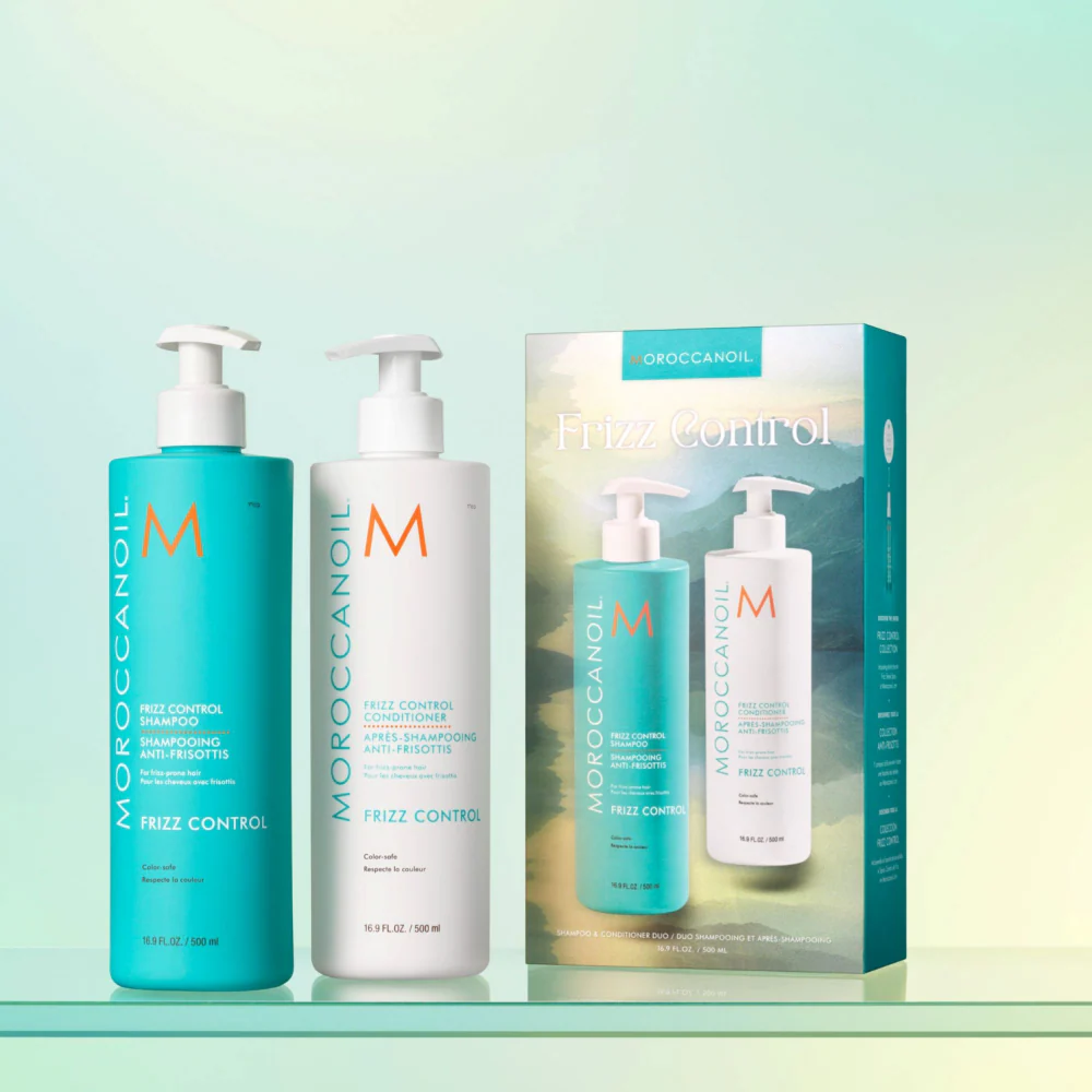 Moroccanoil Frizz Control Shampoo & Conditioner Twin 2 x 500ml - Image 2