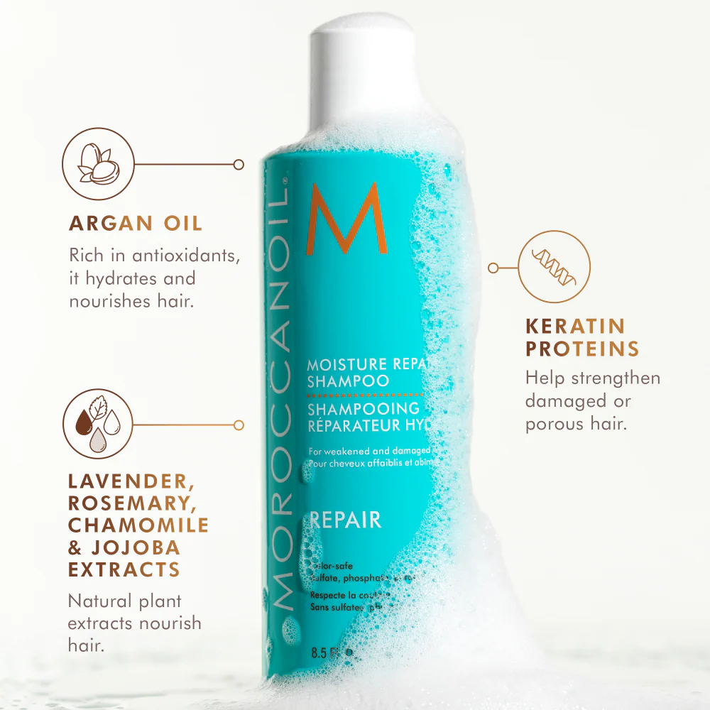 Moroccanoil Moisture Repair Shampoo & Conditioner Twin 2 x 500ml - Image 3