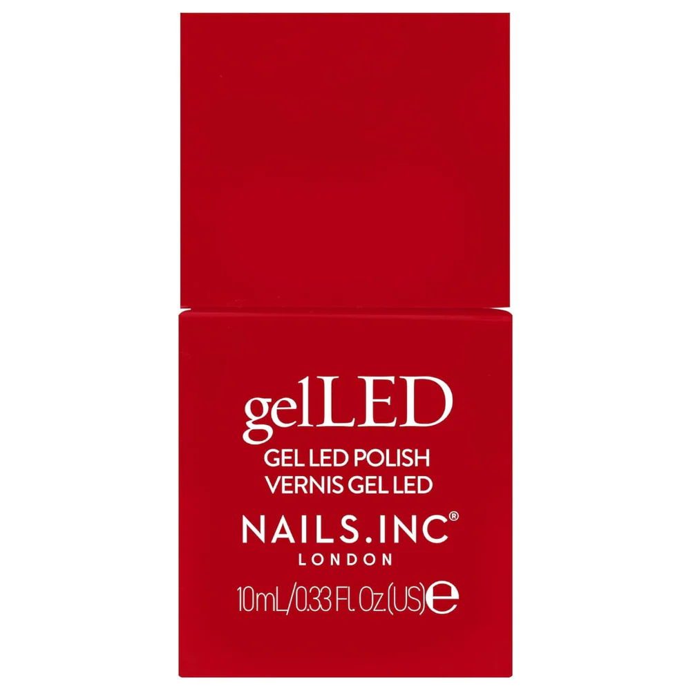 Nails Inc. gelLED Red Hot Gel LED Nail Polish 10ml