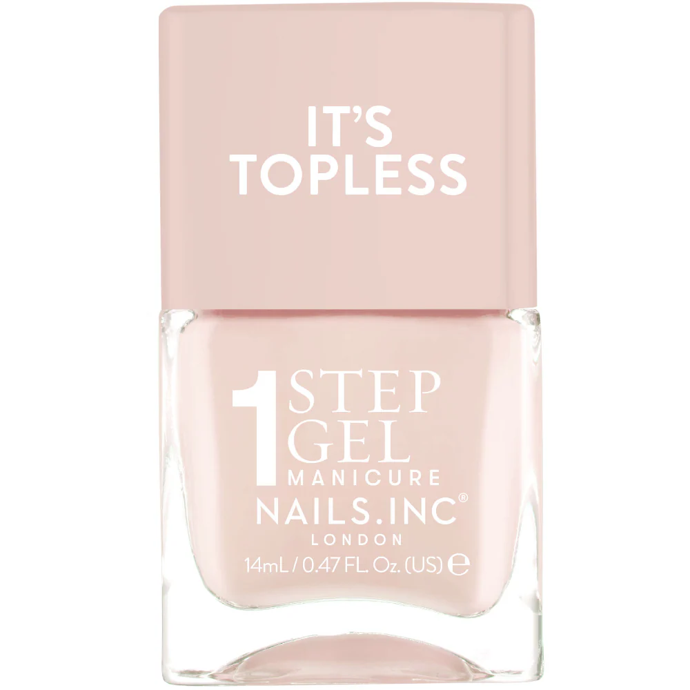 Nails Inc. It's Topless 1-Step Gel Renee Nail Polish 14ml