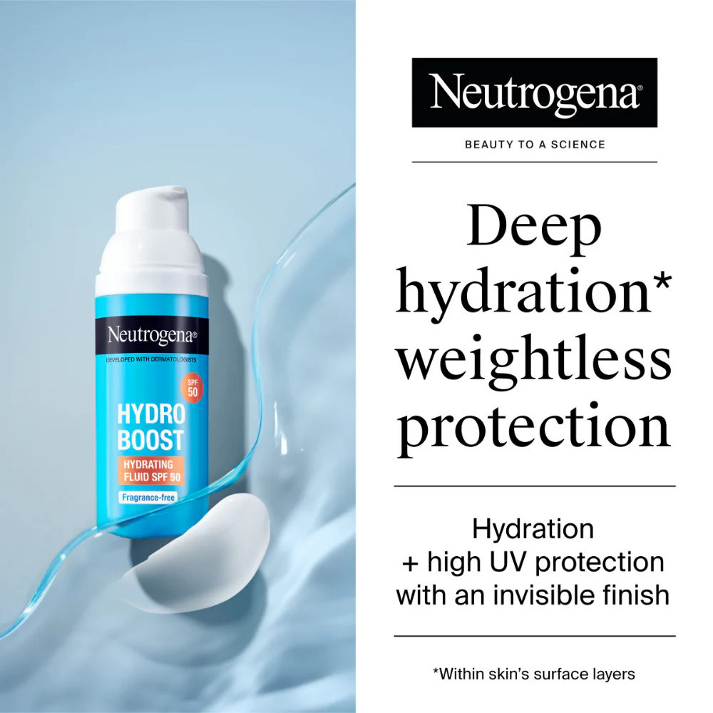 Neutrogena Hydro Boost Hydrating Fluid SPF50 50ml - Image 2