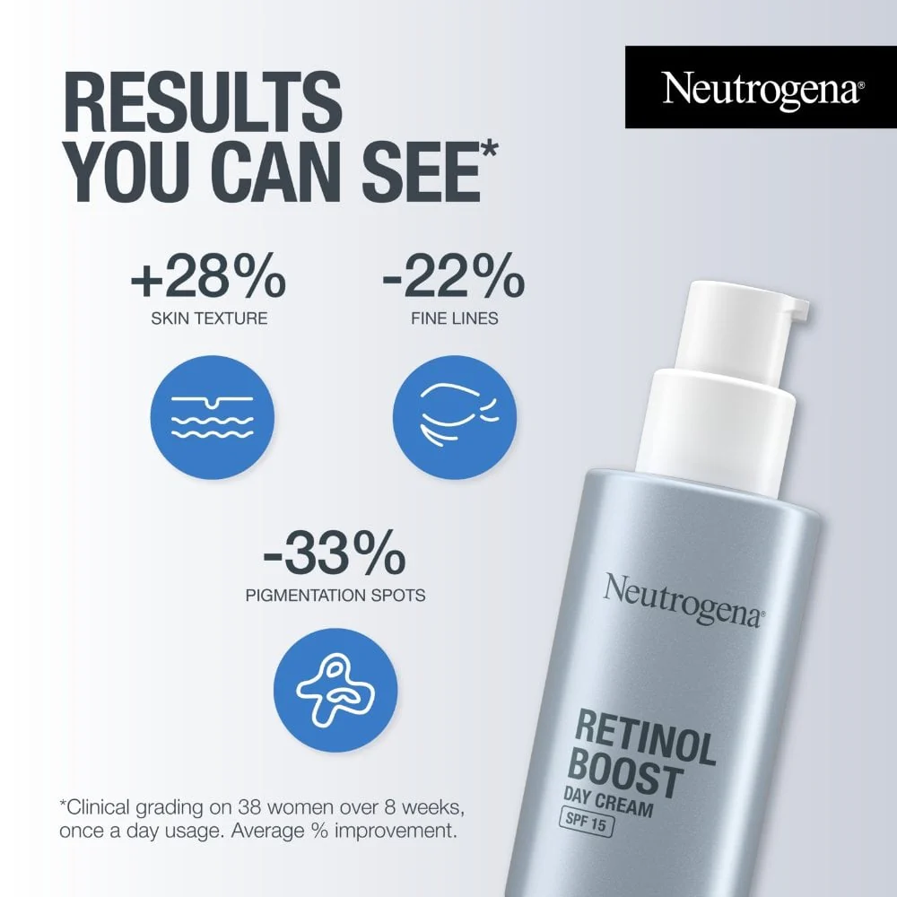 Neutrogena Retinol Boost Day Cream SPF15 50ml - Image 3