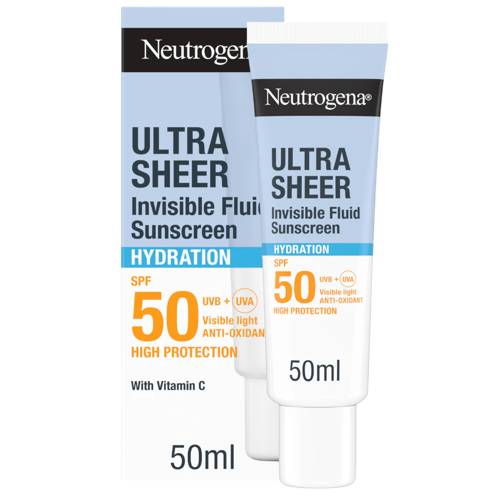 Neutrogena Ultra Sheer Invisible Hydration Fluid Sunscreen SPF50 50ml