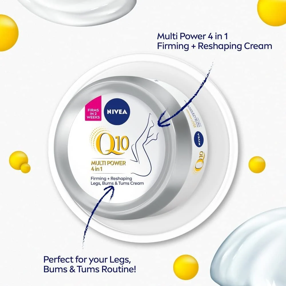 Nivea Q10 Multi Power 4-in-1 Firming & Reshaping Body Cream 300ml - Image 3