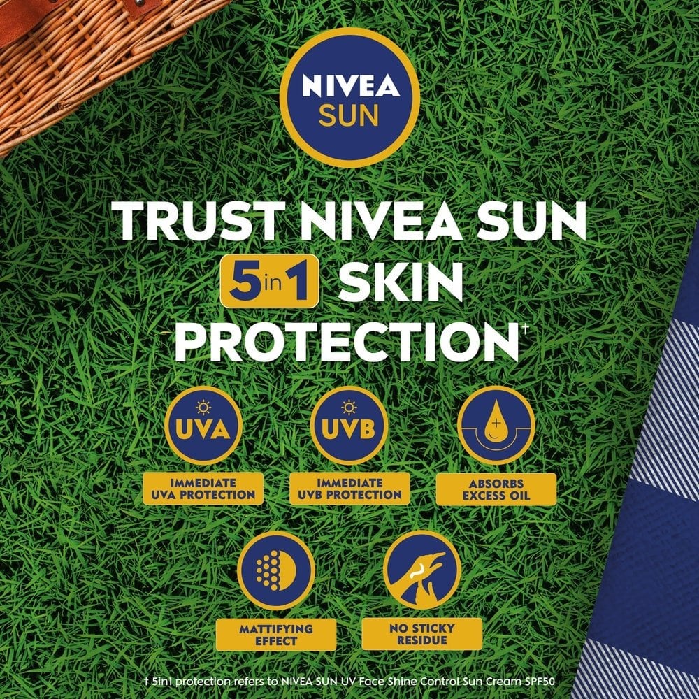 Nivea Sun UV Face Sensitive Sun Allergy Protection SPF50 50ml - Image 3