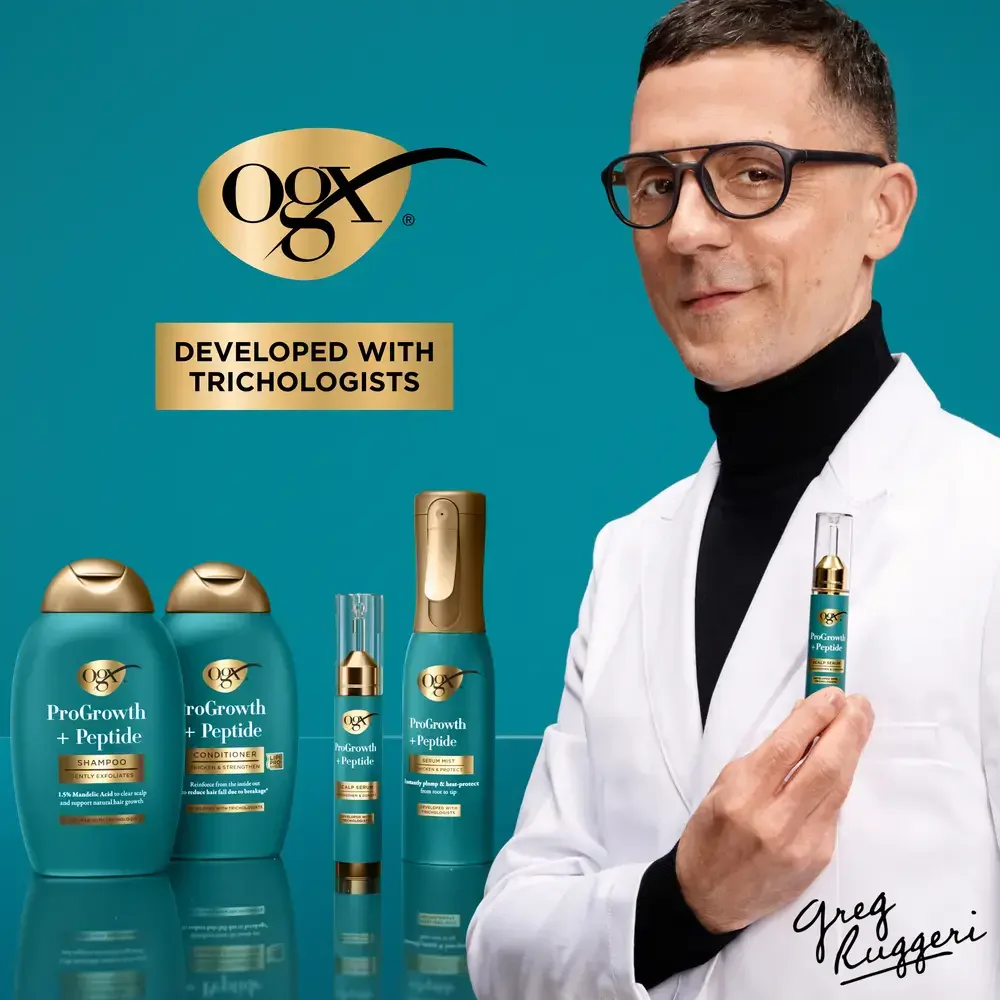 OGX ProGrowth + Peptide Conditioner 385ml - Image 5