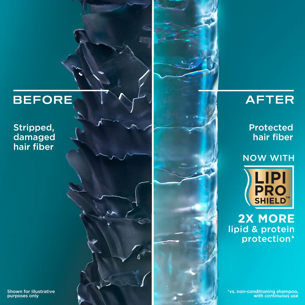 OGX Rescue Fusions Hyaluronic Acid & Pro-Vitamin B5 Hydrating Shampoo 385ml - Image 5