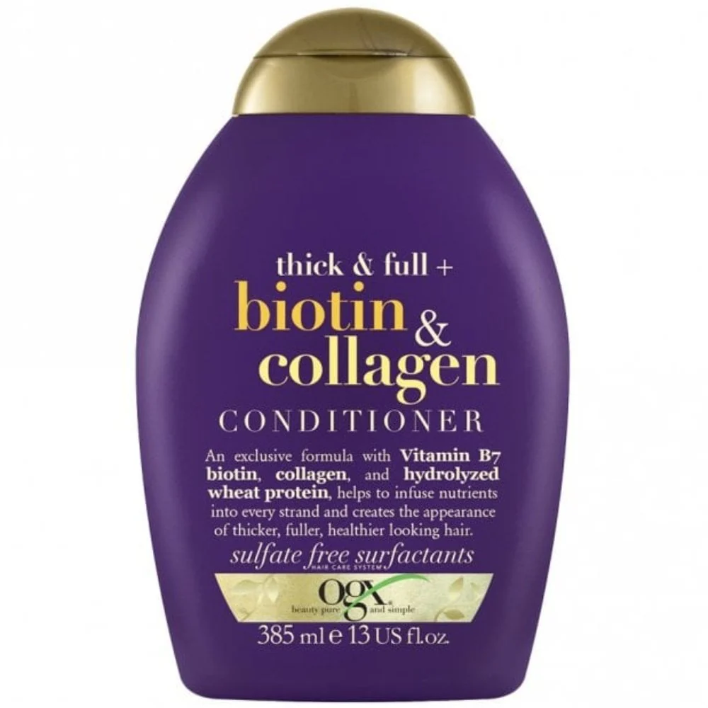 OGX Thick & Full+ Biotin & Collagen Volume Shampoo & Conditioner Twin 2 x 385ml - Image 3