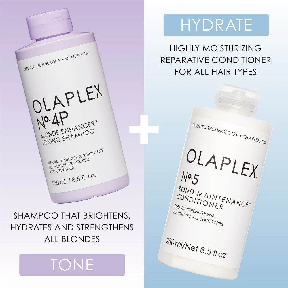 Olaplex No 4P Blonde Enhancer Toning Shampoo 250ml - Image 6
