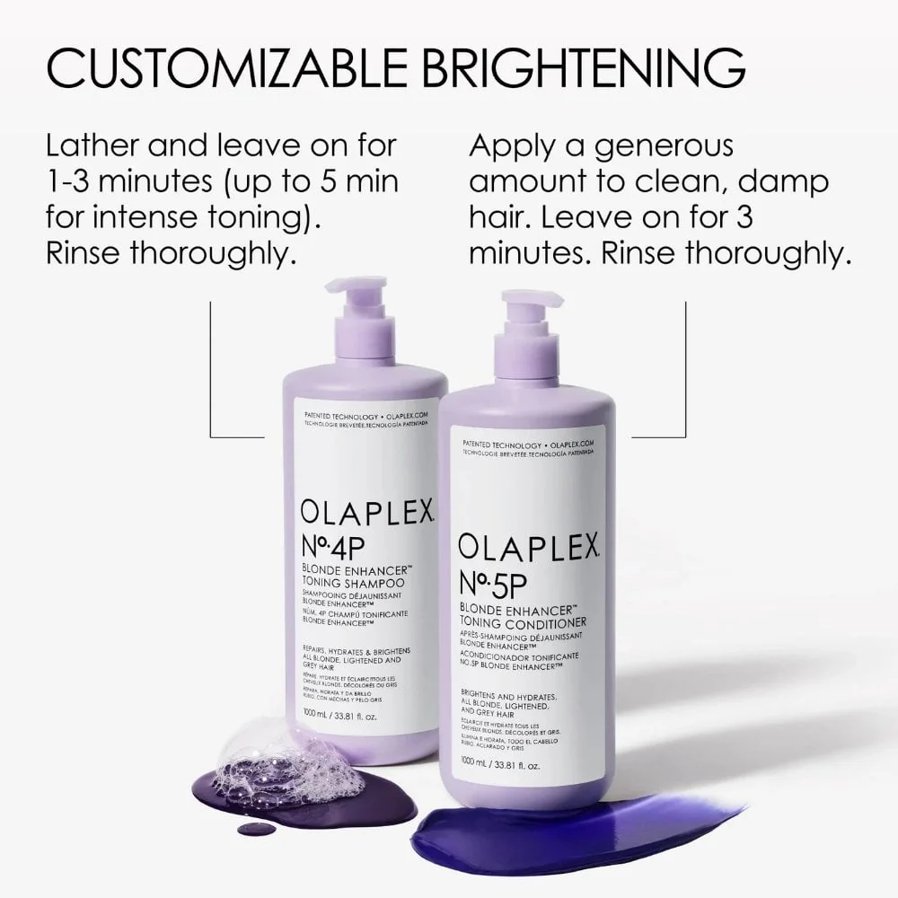 Olaplex No 5P Blonde Enhancer Toning Conditioner 1000ml - Image 9