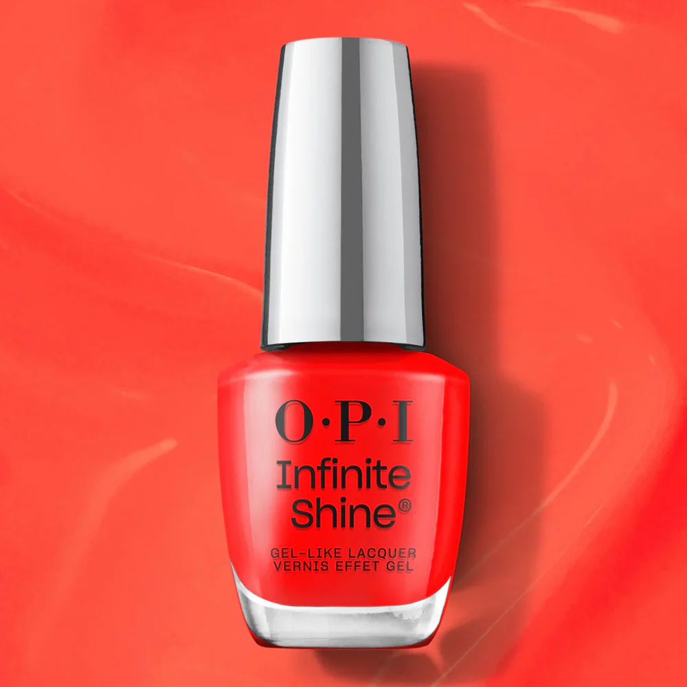 OPI Infinite Shine Gel-Like Lacquer Drop It Like Its Hawt 15ml - Image 3