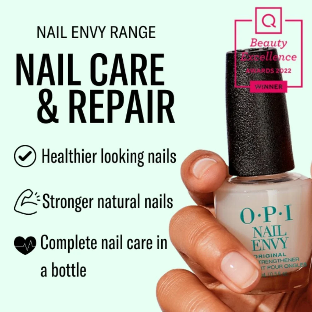 OPI Nail Envy Nail Strengthener Strength + Colour All Night Strong 15ml - Image 4