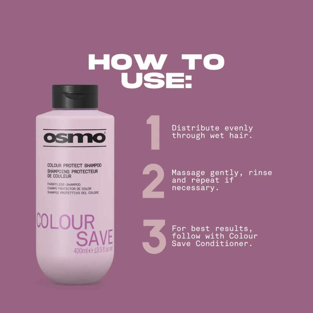 Osmo Colour Save Shampoo 1000ml - Image 3
