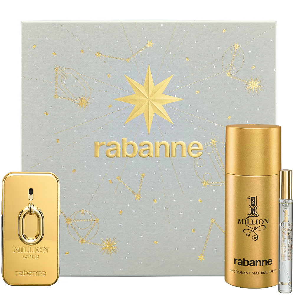 Paco Rabanne Million Gold Eau De Parfum Intense Gift Set 50ml