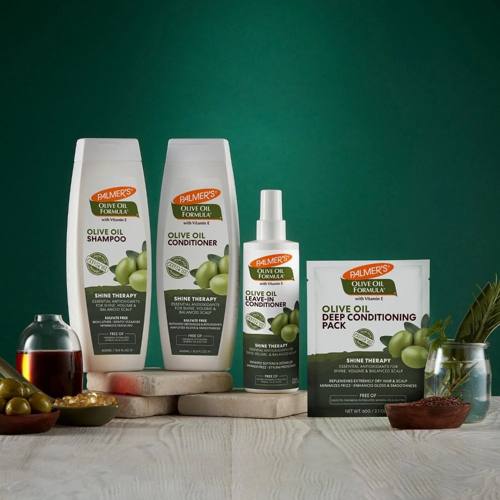Palmer's Olive Oil Formula Shine Therapy Shampoo & Conditioner Twin 2 x 400ml - Image 3