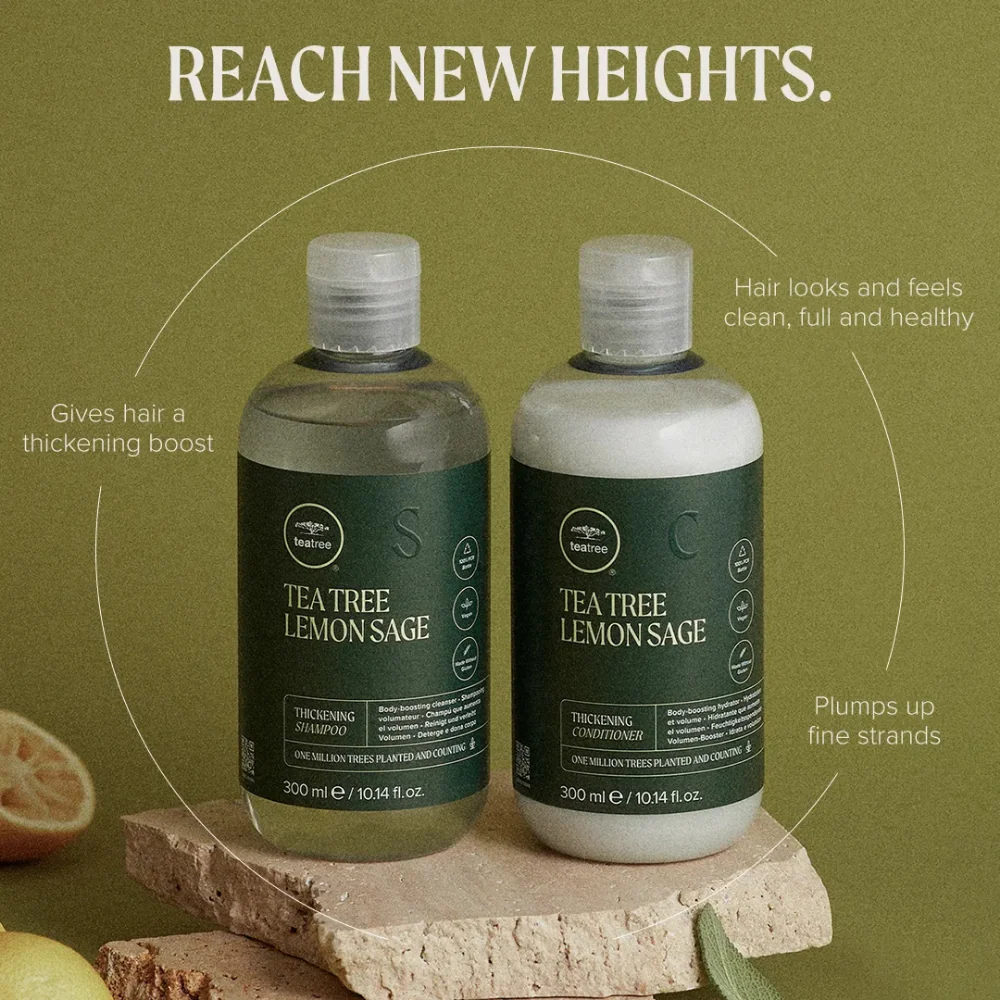 Paul Mitchell Tea Tree Lemon Sage Thickening Body Builder Shampoo 300ml - Image 6