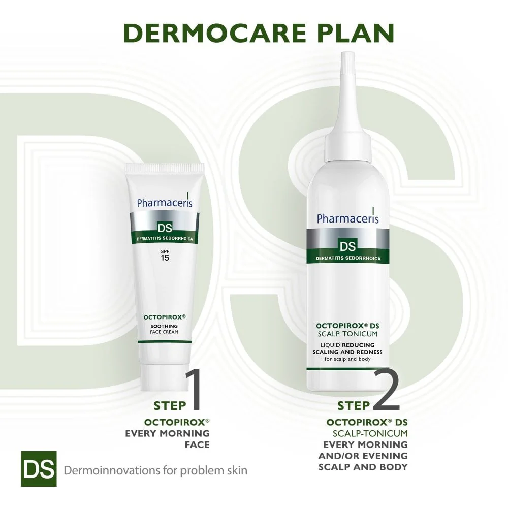 Pharmaceris DS Dermatitis Seborrhoica Octopirox Soothing Face Cream SPF15 30ml - Image 4
