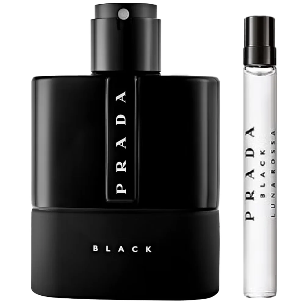 Prada Luna Rossa Black Eau De Parfum Gift Set 100ml - Image 2