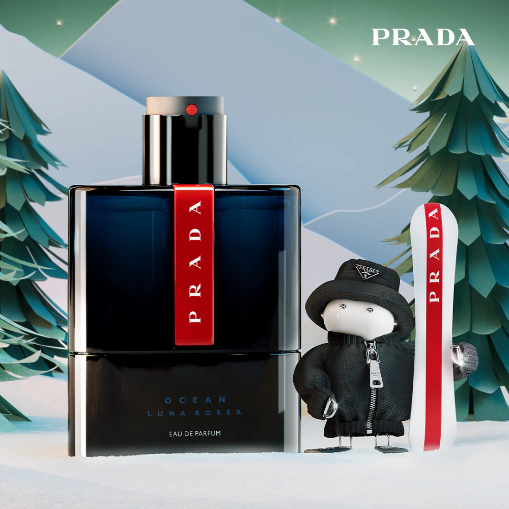 Prada Luna Rossa Ocean Eau De Parfum Gift Set 50ml - Image 4