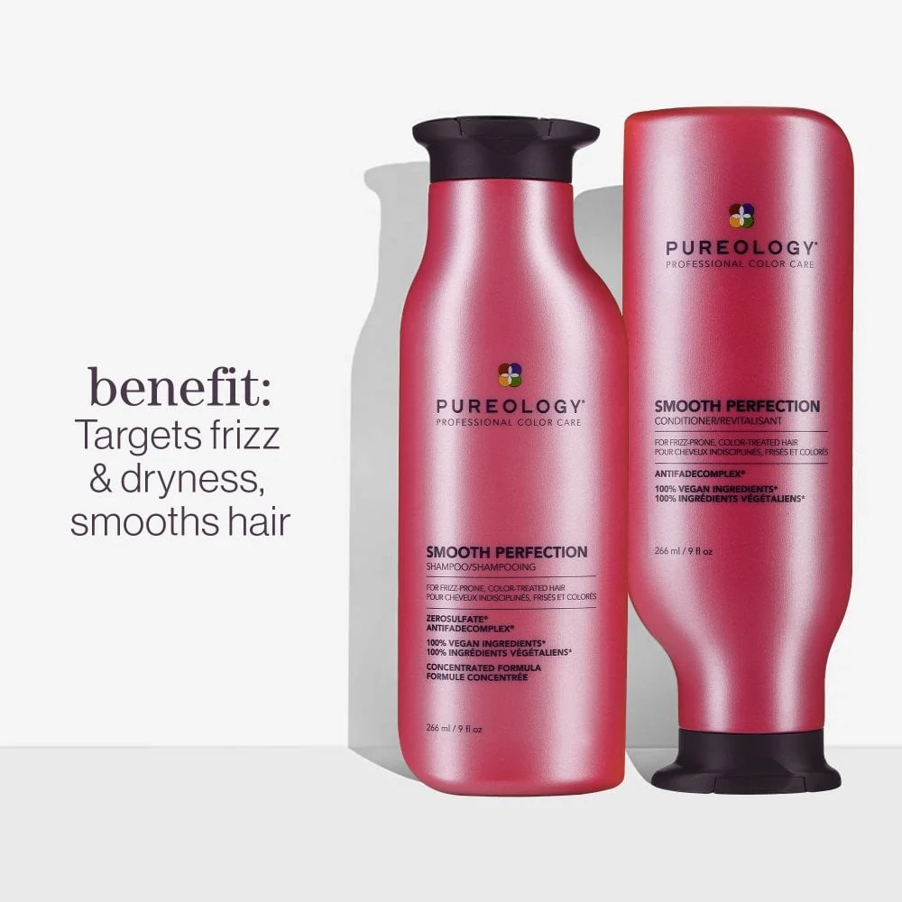 Pureology Smooth Perfection Shampoo & Conditioner Twin 2 x 266ml - Image 2