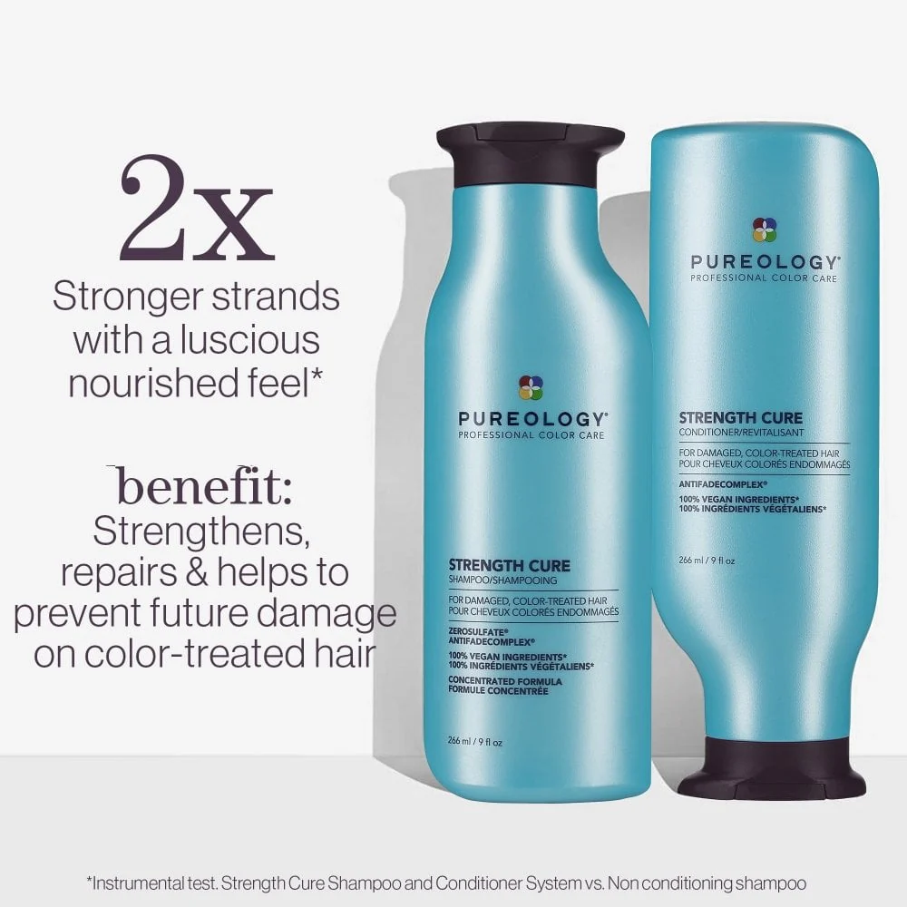 Pureology Strength Cure Strengthening Shampoo 266ml - Image 5