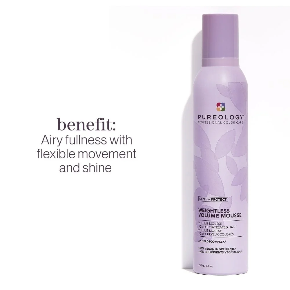 Pureology Style & Protect Weightless Volume Mousse 238g - Image 5