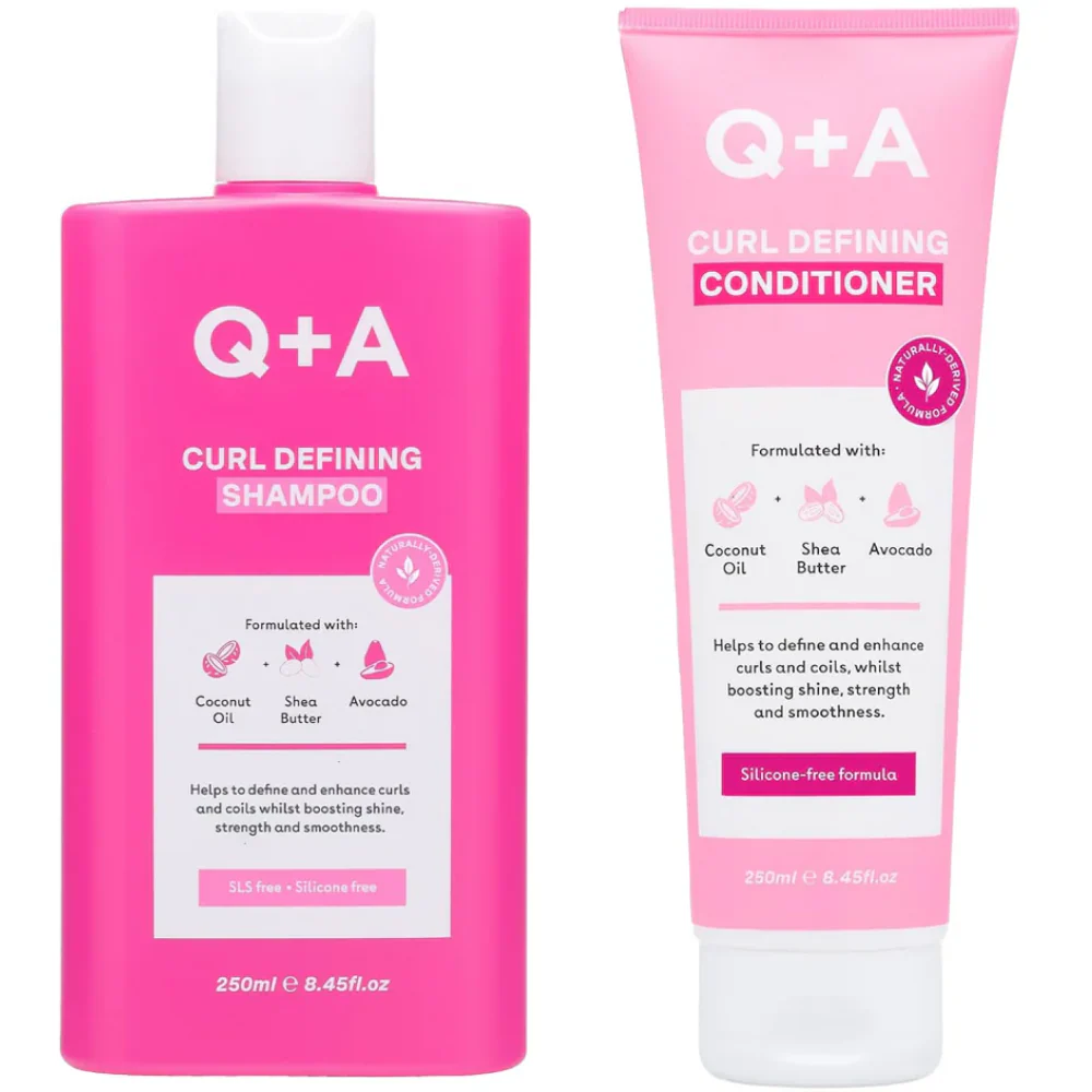 Q+A Curl Defining Shampoo & Conditioner Twin 2 x 250ml